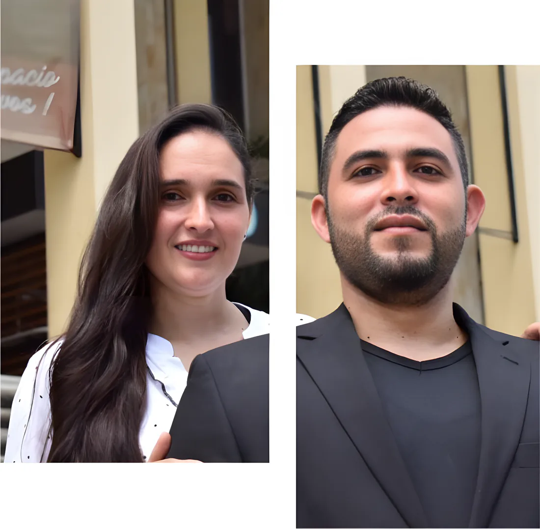 Linda Ángela y Mario Andrés Molina — fundadores Semillas Digitales Cali Colombia